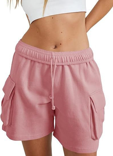 Damen lässige Freizeithose mit komfortablem Gummibund und praktischen Seitentaschen EB