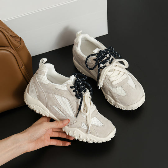 Damen Sportliche Sneaker mit atmungsaktivem Obermaterial und modischem Design EB