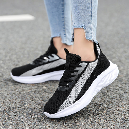 Damen Sportliche Freizeitsneaker mit atmungsaktivem Obermaterial EB