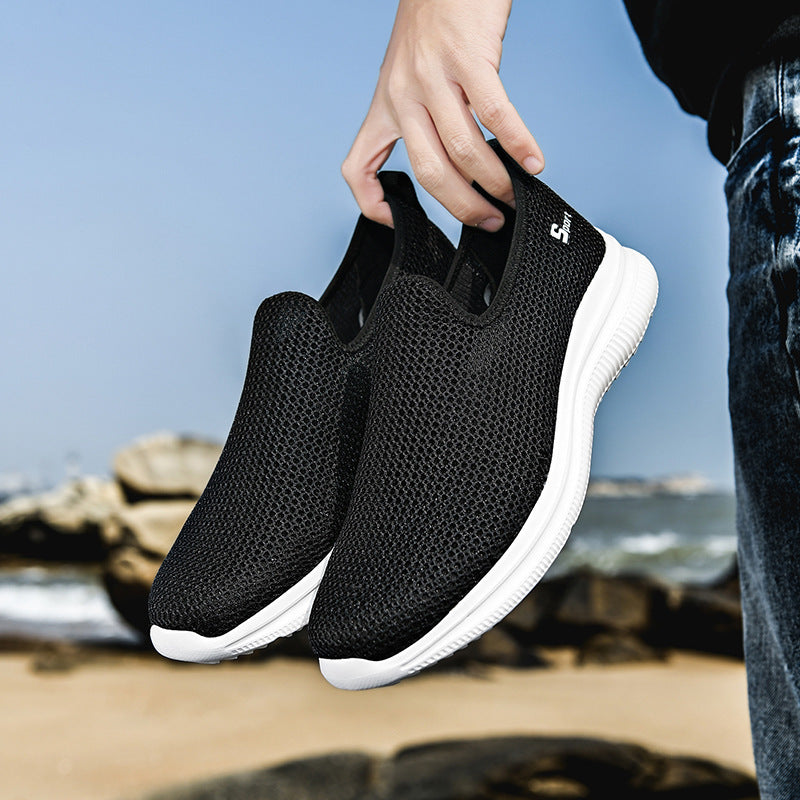 Damen Atmungsaktive Freizeit Sneaker mit flexiblem Slip-On Design EB