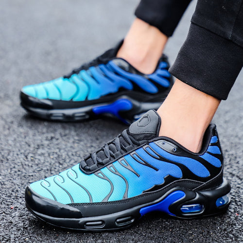 Damen Sportliche Mesh-Sneaker mit dämpfendem Luftpolstersystem und rutschfester Sohle EB