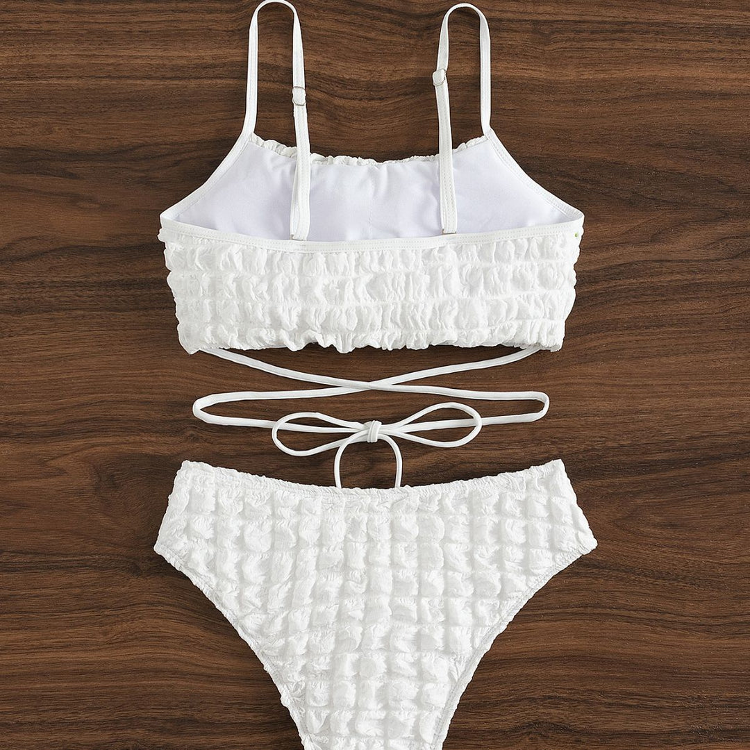 Damen Rüschen Bikini-Set EB