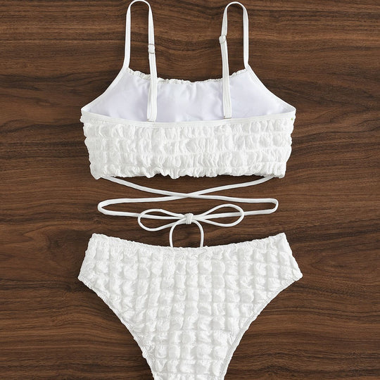 Damen Rüschen Bikini-Set EB