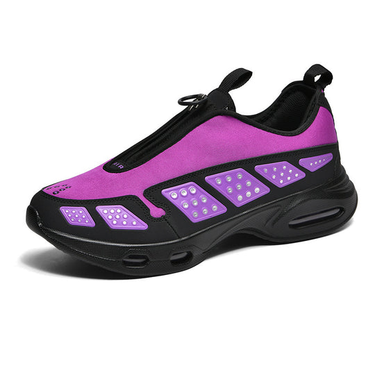 Herren sportlicher Schlupfsneaker mit integrierter Luftkammer, Reißverschlusszug und gedämpfter Profilsohle EB