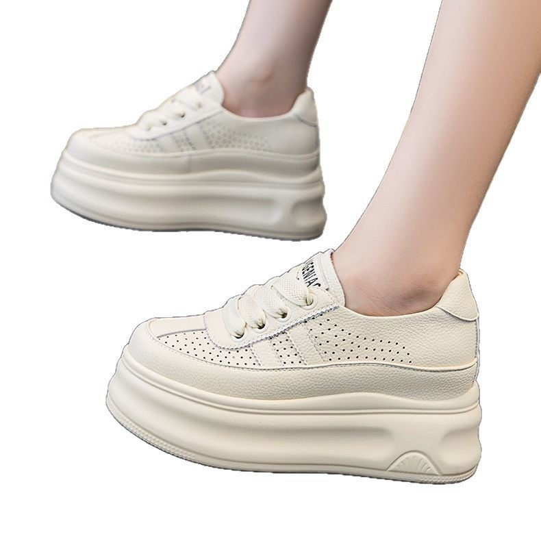Damen Sneakers mit extra dicker Sohle EB