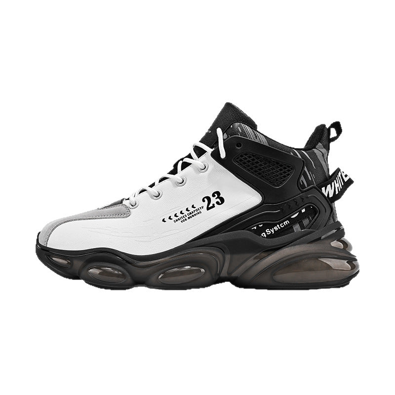 Unisex futuristische Plateau-Sneaker mit sichtbaren Luftkapseln, verstärkter Fersenzone und anatomischer Innensohle EB