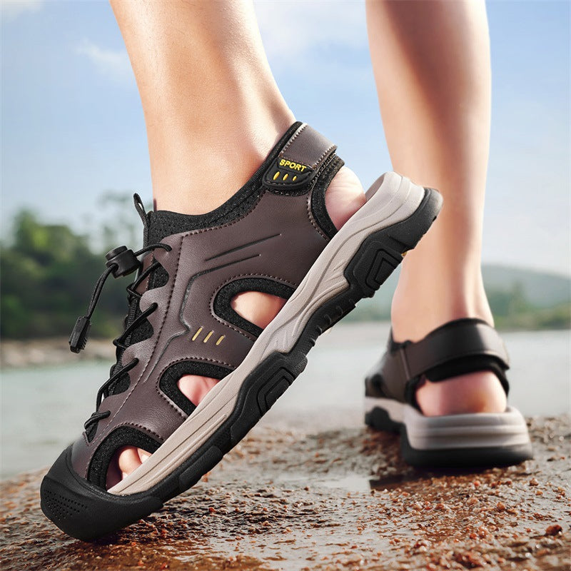 Damen Sportliche und atmungsaktive Wassersandalen mit rutschfester Sohle EB