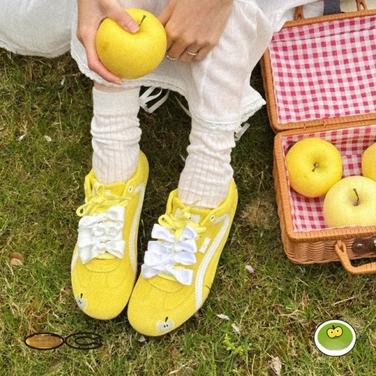 Damen Sneakers mit verspieltem Applikationsdesign und hochwertiger Verarbeitung EB
