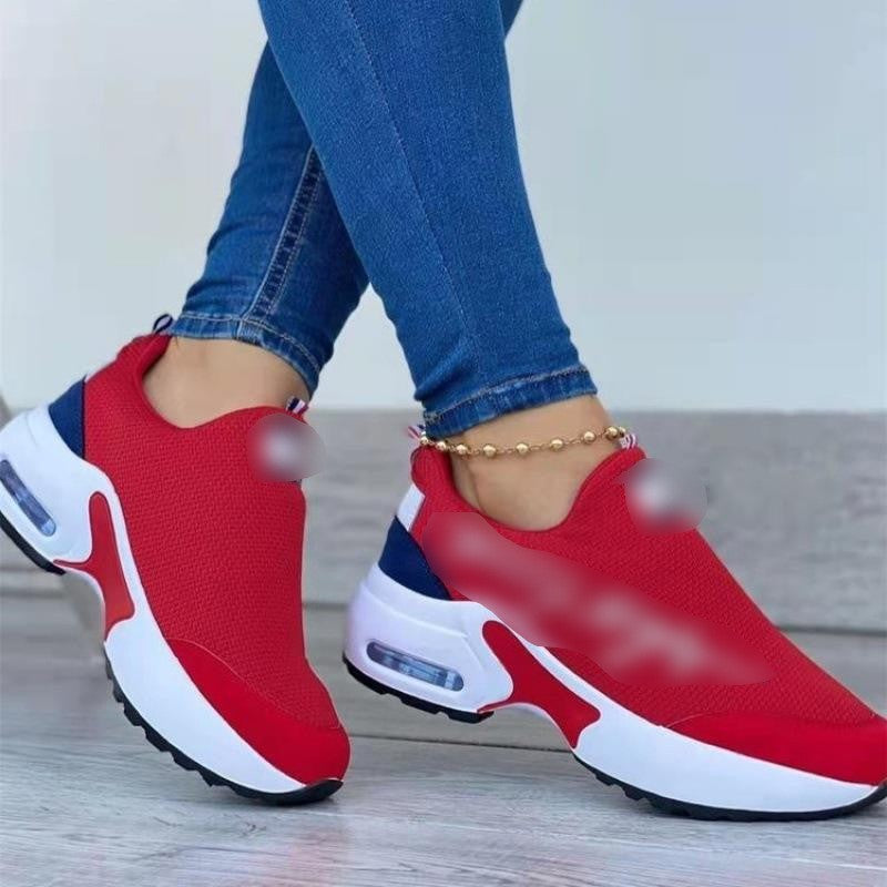 Damen Sneaker mit atmungsaktivem Obermaterial und stoßdämpfender Sohle EB