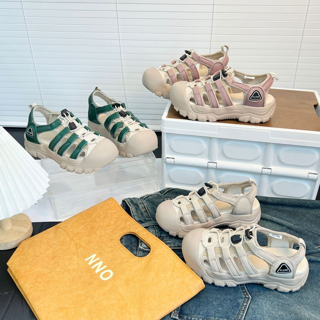 Damen Sportliche Outdoor-Sandalen mit atmungsaktiver Mesh-Oberfläche und rutschfester Sohle EB