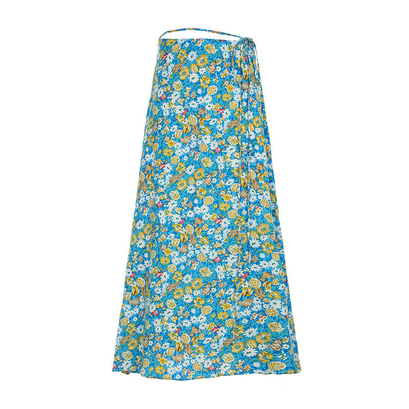Damen Bandeau-Oberteil mit floralem Muster und geflochtenem Detail EB