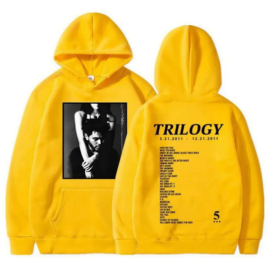 Damen Kapuzenpullover mit künstlerischem Fotodruck und einzigartigem Schriftzug EB