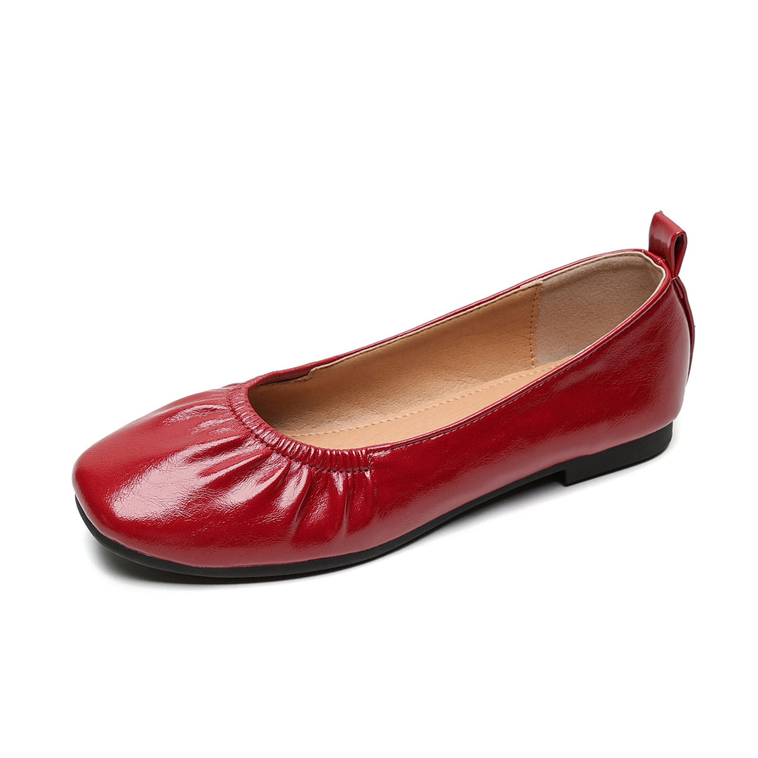 Damen Ballerinas mit dezentem Faltenwurf EB