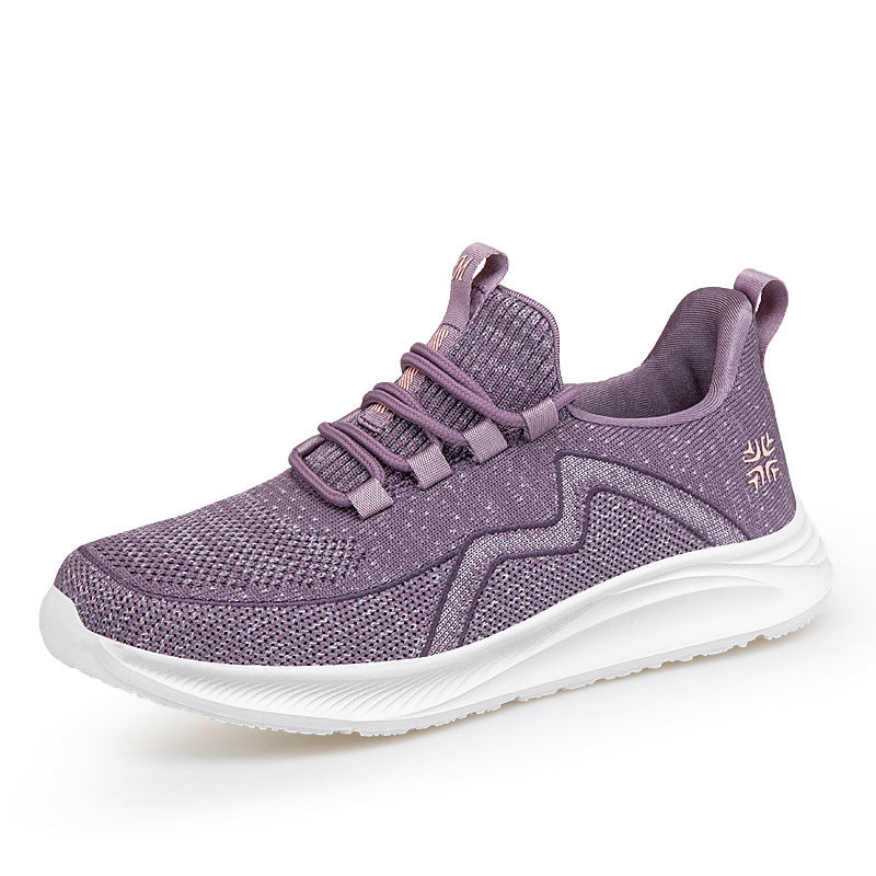Damen Sportliche Laufschuhe mit atmungsaktiver Obermaterialstruktur und dämpfendem Fußbett EB