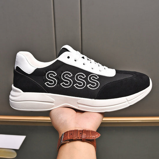 Damen Sportliche Sneaker mit modischem Textil-Design und rutschfester Sohle EB