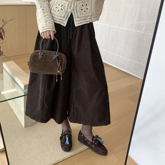 Damen Mokassins mit dekorativem Quasten-Design und weichem Wildleder EB