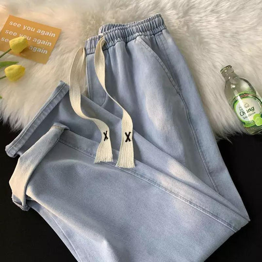 Herren lässige Sweatpants mit verstellbarem Bund und seitlichen Eingrifftaschen EB