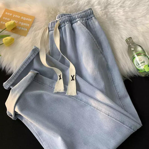 Herren lässige Sweatpants mit verstellbarem Bund und seitlichen Eingrifftaschen EB