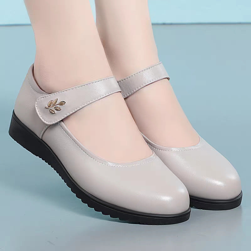 Damen Mary Jane Schuhe mit verstellbarem Riemen und flexiblem Fußbett EB