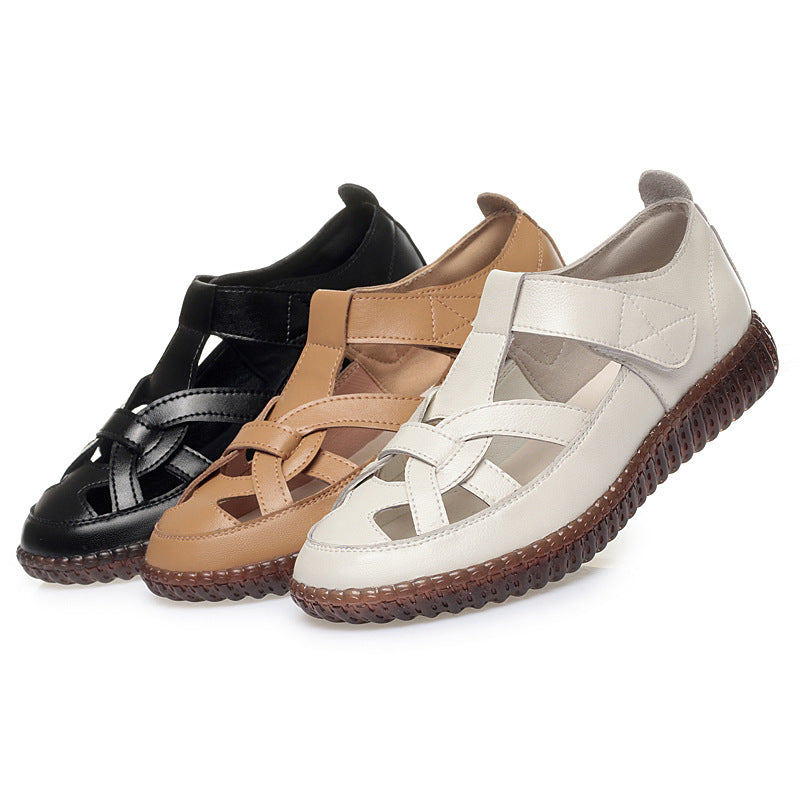 Damen Komfortable Sandalen mit verstellbarem Riemen und atmungsaktivem Obermaterial EB