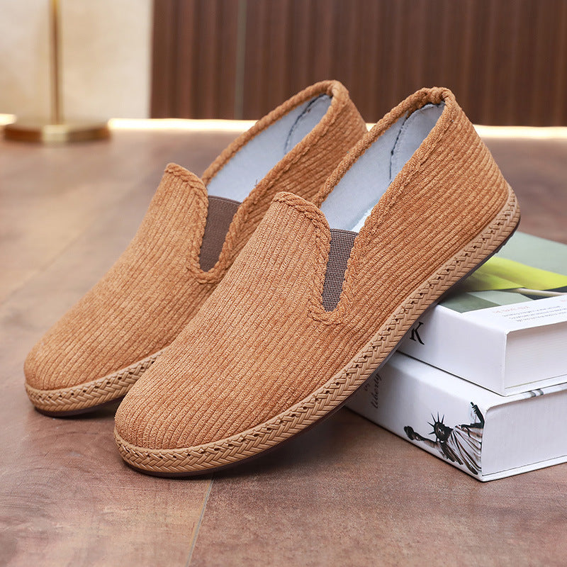 Damen Bequeme und weiche Slip-On Schuhe aus hochwertigem Material EB