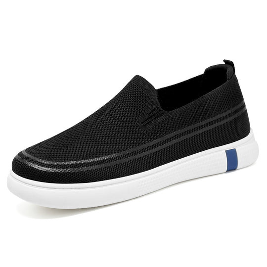 Damen Atmungsaktive Slip-On Freizeitschuhe mit flexiblem Einsatz EB