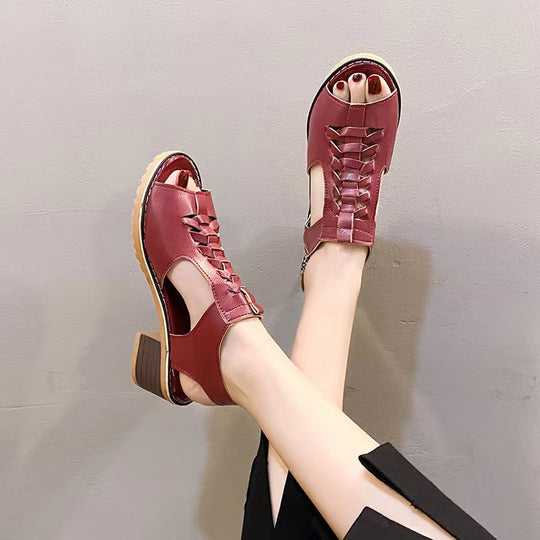 Damen Stylish Offene Sandalen EB