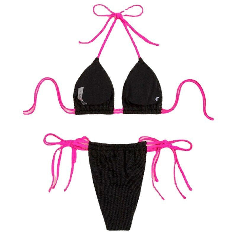 Damen Triangel-Bikini mit raffinierten Schnürdetails EB