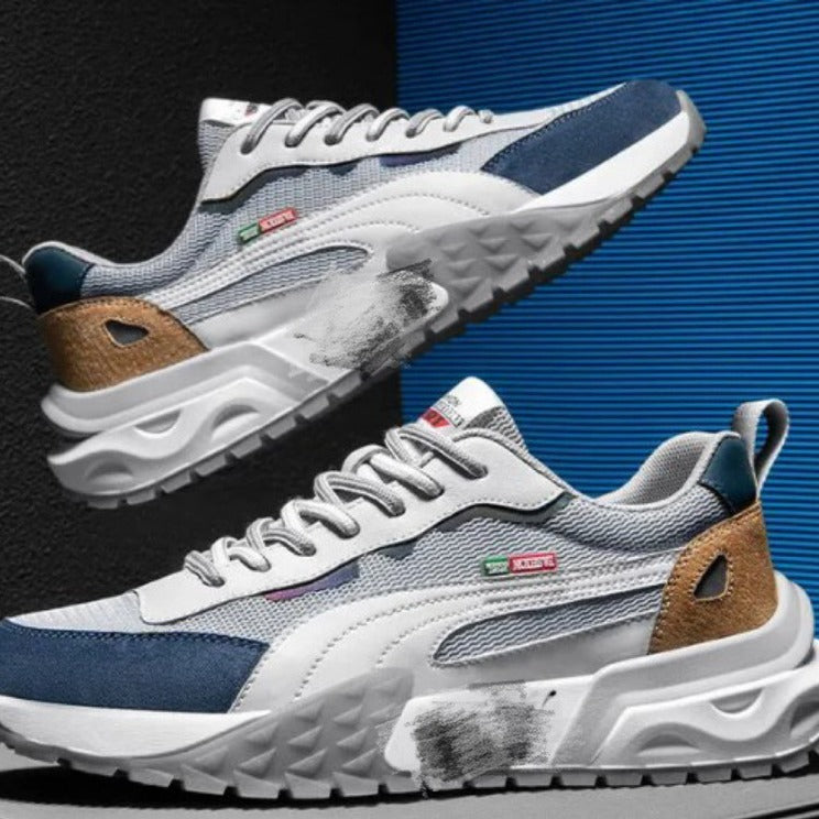 Damen modische und bequeme Sneakers mit atmungsaktivem Obermaterial EB