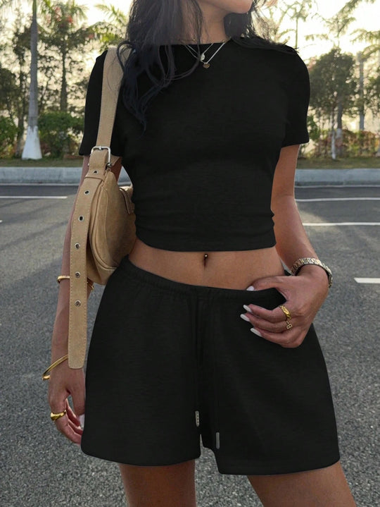 Damen Crop-Top mit tailliertem Schnitt und komfortablem Material EB