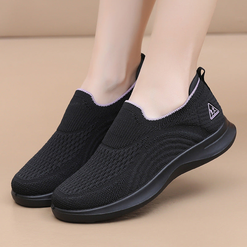 Damen Bequeme und atmungsaktive Slip-On Sneakers EB
