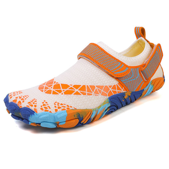 Damen Multifunktionale Aqua-Badeschuhe mit rutschfester Sohle und elastischem Klettverschluss R&B