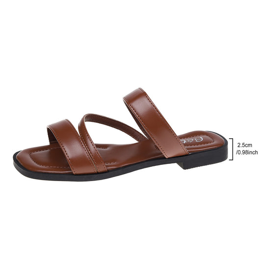 Damen Komfortable Riemen-Sandalen mit eleganter Fußbettgestaltung EB
