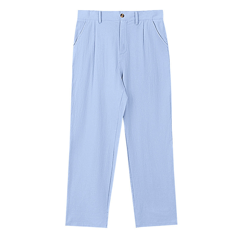 Damen elegante Langehose im lockeren Schnitt mit feinen Falten EB
