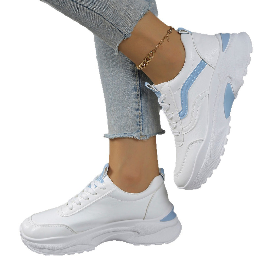 Damen Sportliche Sneakers mit atmungsaktiver Oberflächenstruktur und trendigem Dämpfungssystem EB