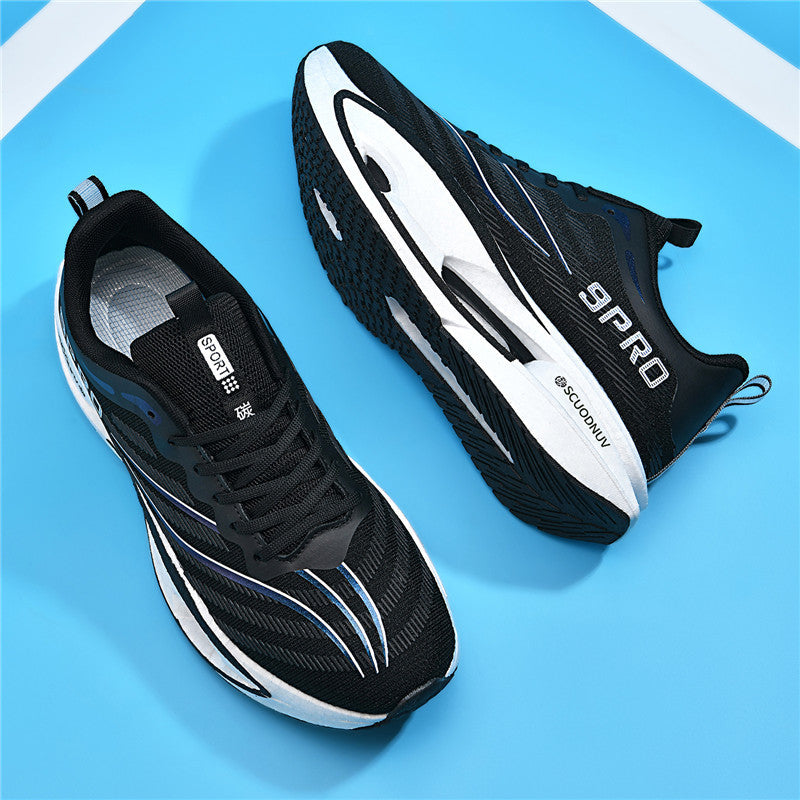 Unisex leichte Laufschuhe mit dämpfender Plattformsohle und atmungsaktivem Obermaterial EB