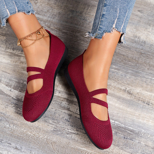 Atmungsaktive Mesh flache Schuhe EB