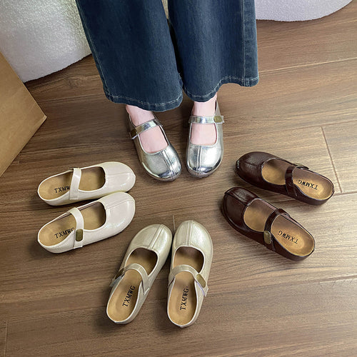 Damen modische Clogs mit elegantem Riemen und komfortabler Sohle EB