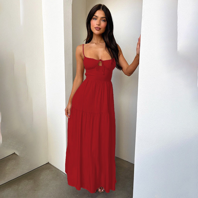 EB | Kleid mit Hosenträgern und Neckholder