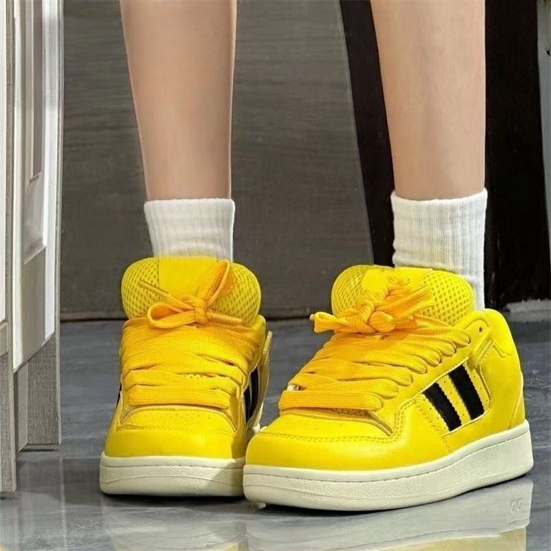 Damen Sportliche Sneakers mit atmungsaktivem Mesh und eleganter Schnürung EB