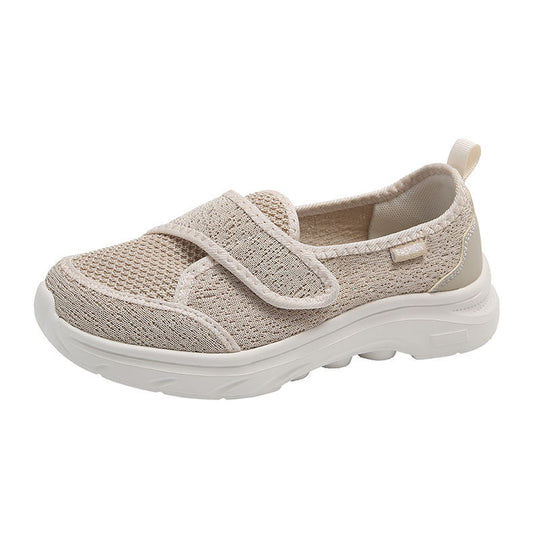 Damen Komfortable Slip-On Sneakers mit elastischem Einstieg EB