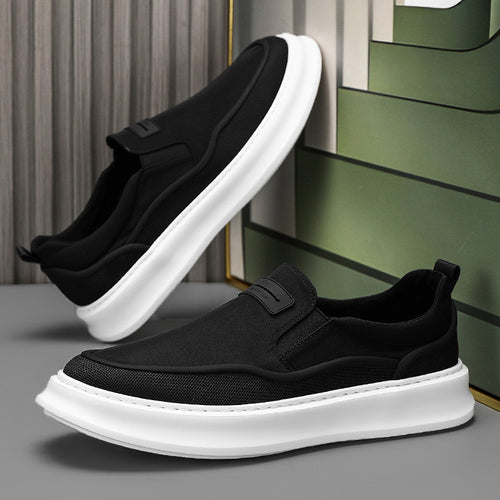 Damen Slip-On Sneakers mit rutschfester Sohle und atmungsaktivem Obermaterial EB