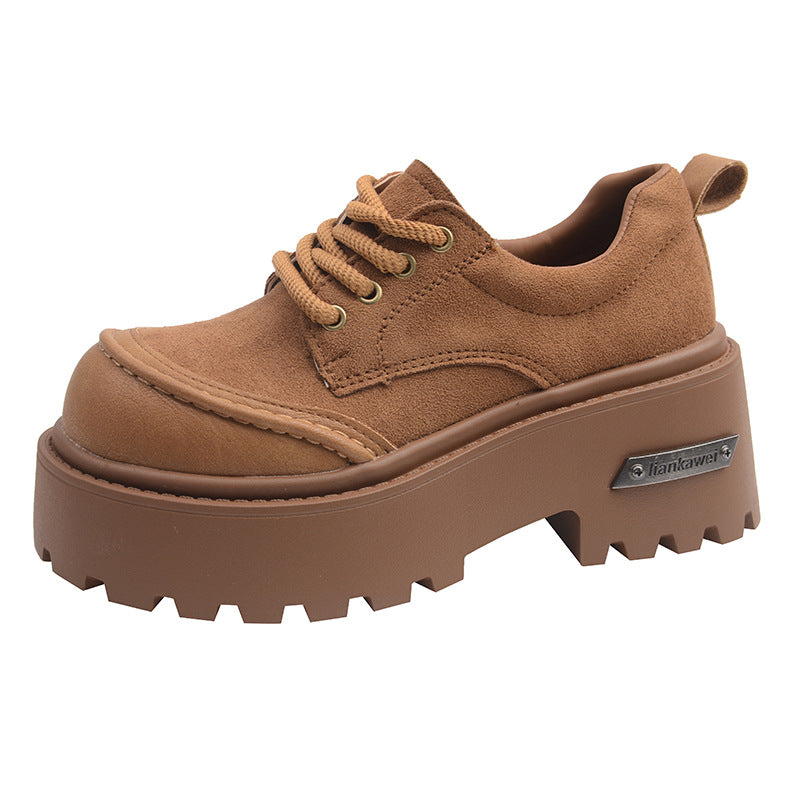 Damen Chunky Schnürschuhe mit robustem Plateau von EB