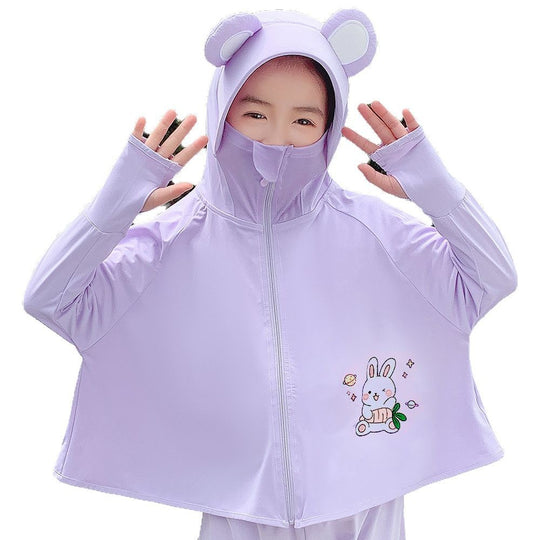 Mädchen praktische Kapuzenjacke mit tierisch verspieltem Design EB