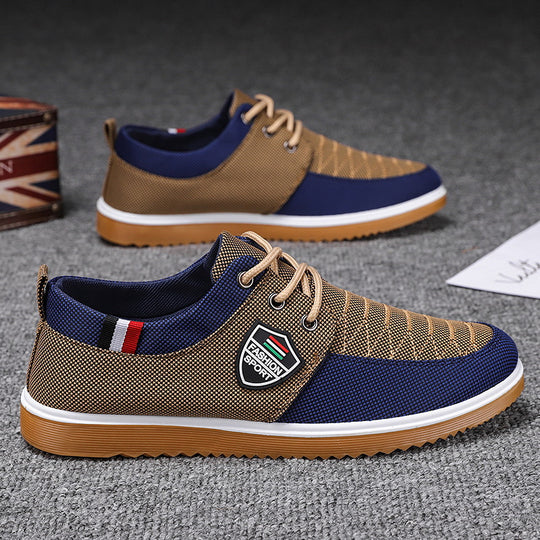 Damen Sportliche Schnürschuhe mit atmungsaktivem Obermaterial und rutschfester Sohle EB