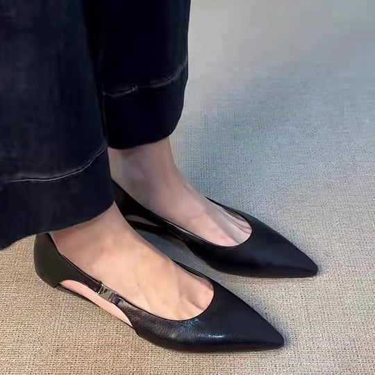 Damen Slingback-Ballerinas mit elegantem Cut-Out und bequemer Passform EB