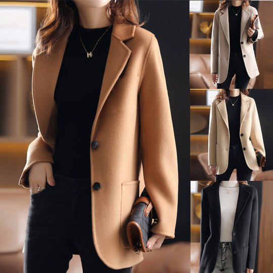 Damen eleganter Blazer im minimalistischen Stil EB