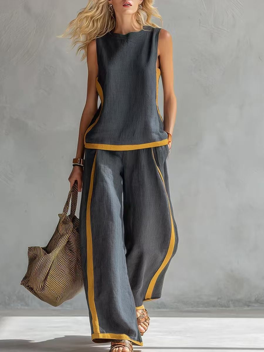 Damen lässiges Sommeranzug-Set EB
