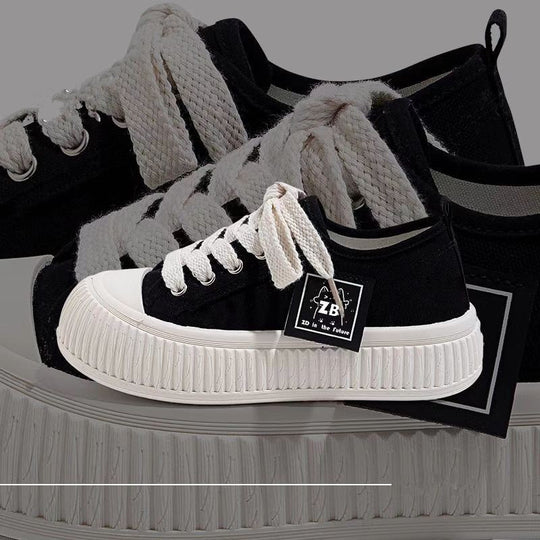 Damen Sneaker mit trendiger Plateau-Sohle und komfortablem Obermaterial EB