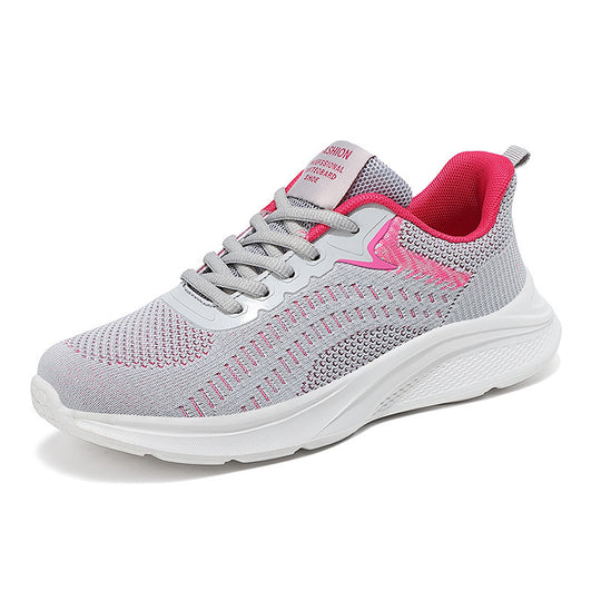 Damen Sportliche Laufschuhe mit atmungsaktivem Obermaterial und dämpfender Sohle EB 1774575207